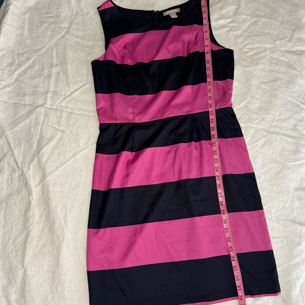Pink and navy stripped Banana Republic dress - Picture 2 of 5